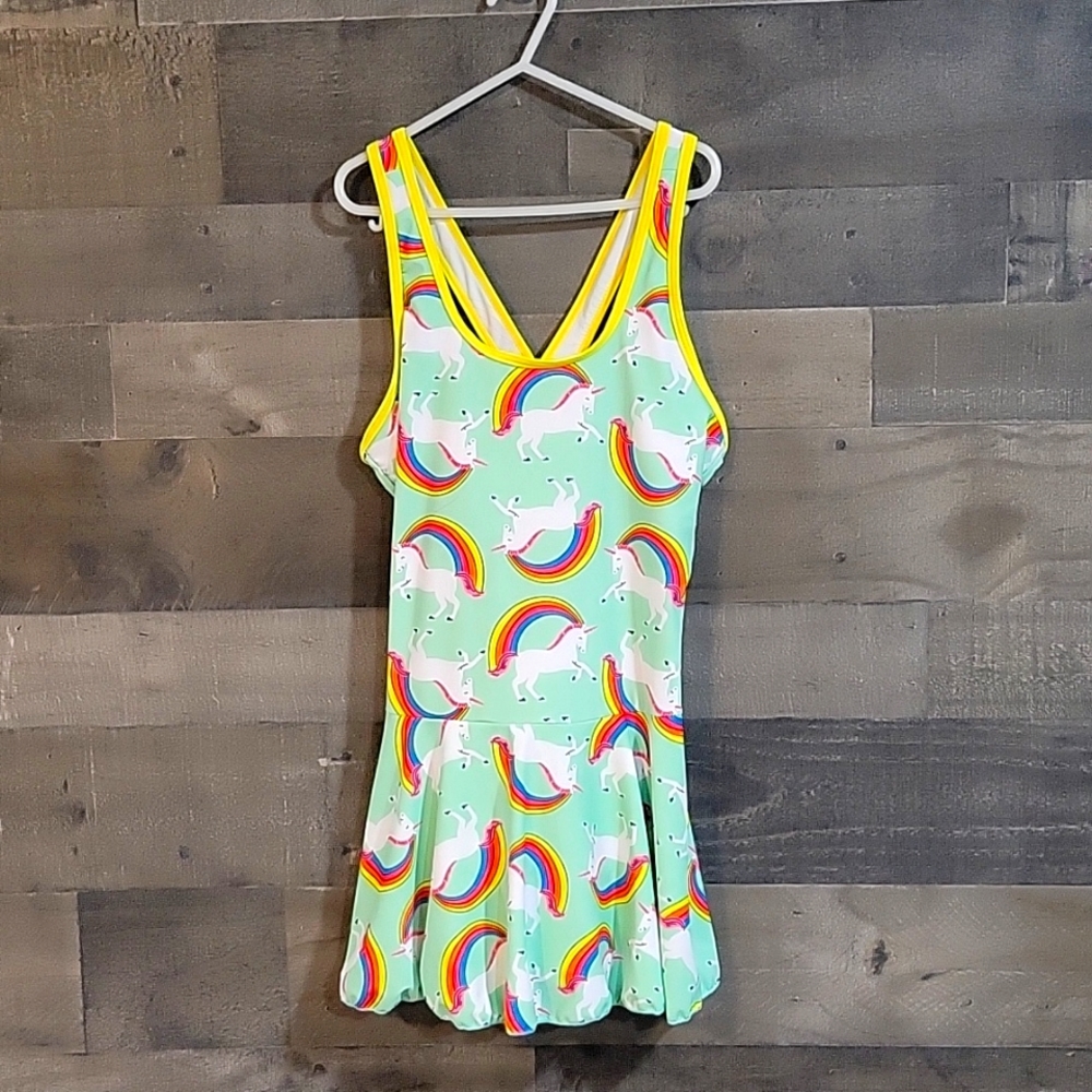 🦄  Girls Unicorn Swimdress - Size 4x 🦄